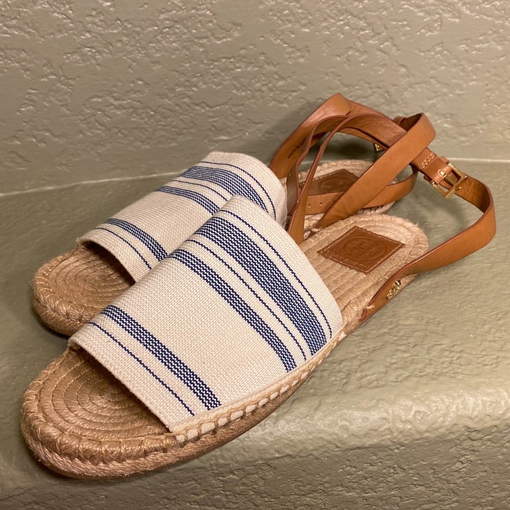 Tory Burch Espadrille Sandal (used) size 8.5